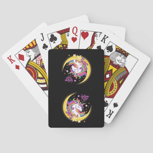 Unicorn Magic Playing Cards Spielkarten (Rückseite)