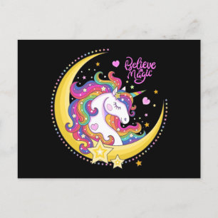 Unicorn Magic Postcard Postkarte