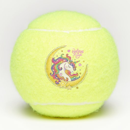 Unicorn Magic Tennis Balls Tennisbälle (Vorderseite)