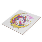 Unicorn Magic Tile Fliese (Seite)