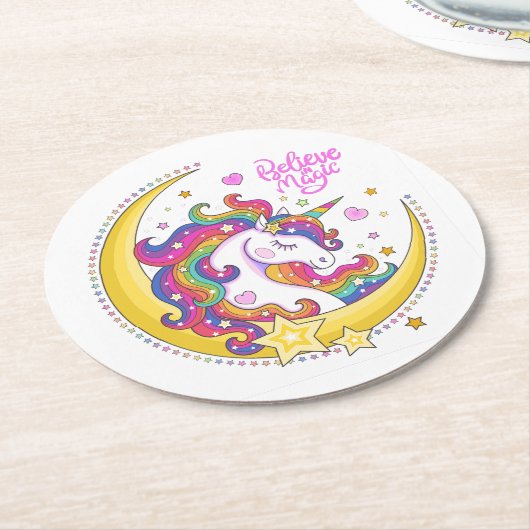 Unicorn Magic Untersetzer (Angewinkelt)