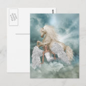 Unicorn Magical Beauty Angel Postkarte (Vorne/Hinten)