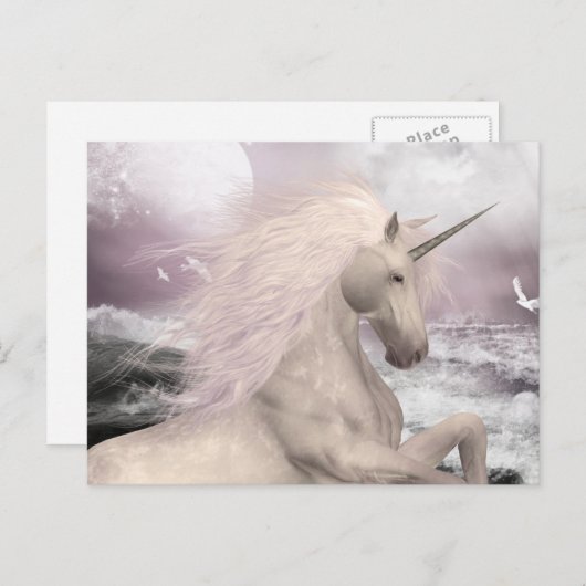 Unicorn Magical Beauty Postkarte (Vorne/Hinten)