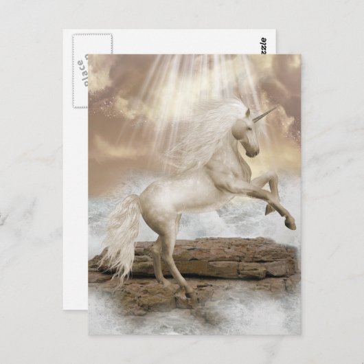 Unicorn Magical Beauty Postkarte (Vorne/Hinten)