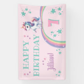 Unicorn Magical Birthday Party Banner (Vertikal)