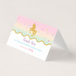 Unicorn Magical Birthday Party Gefallen Tag