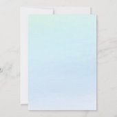 Unicorn Magical Birthday Party Invitation Card Einladung (Rückseite)