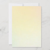 Unicorn Magical Birthday Party Invitation Card Einladung (Rückseite)