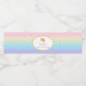 Unicorn Magical Birthday Party Wasserflasche Etike Wasserflaschenetikett (Einzelnes Label)