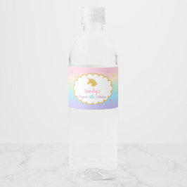 Unicorn Magical Birthday Party Wasserflasche Etike Wasserflaschenetikett