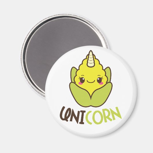 UniCORN Magical Corn Cob Magnet (Vorderseite/Rückseite)