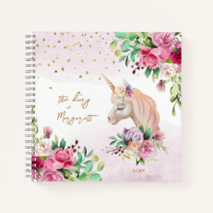 Unicorn Magical Creature Tägliche Zeichnungen Notizblock