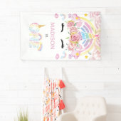Unicorn Magical First Birthday Banner (Insitu)