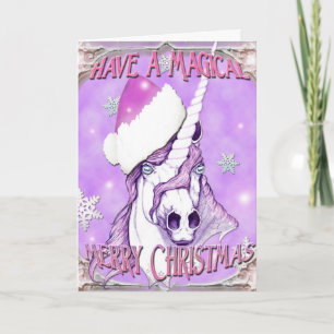 Unicorn Magical Frohe Weihnachten