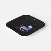 Unicorn Magical Galaxy Pappteller (Gewinkelt)