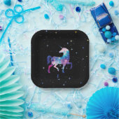 Unicorn Magical Galaxy Pappteller (Party)