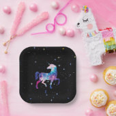 Unicorn Magical Galaxy Pappteller (Party)