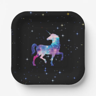 Unicorn Magical Galaxy Pappteller