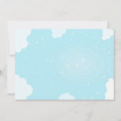 Unicorn Magical Girl Birthday Einladung (Rückseite)