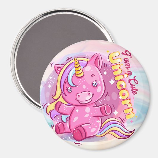 Unicorn Magnet (Vorderseite/Rückseite)