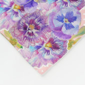 Unicorn Malerträume Rosa Vlies Blanken Fleecedecke (Ecke)