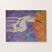 Unicorn Mama und Baby Puzzle (Horizontal)