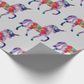 Unicorn Mandala Art Geschenkpapier (Ecke)