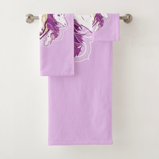 Unicorn Mandala Badhandtuch Set (Insitu)