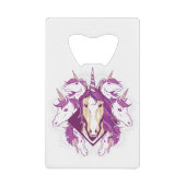 Unicorn mandala geldbeutel flaschenöffner (Vorderseite)