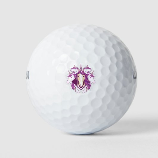 Unicorn mandala golfball (Vorderseite)