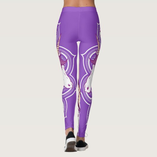 Unicorn Mandala Leggings (Rückseite)
