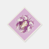 Unicorn Mandala Serviette (Ecke)