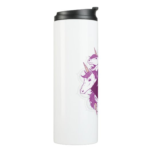 Unicorn mandala thermosbecher (Nach links gedreht)