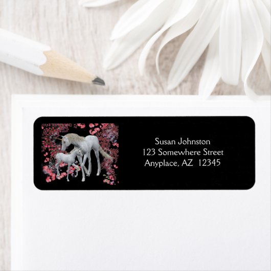 Unicorn Mare and Foal Fantasy Address (Insitu)