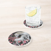 Unicorn Mare and Foal Fantasy Drink Untersetzer (Seite)