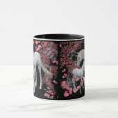 Unicorn Mare and Foal Fantasy Tasse (Zentrum)