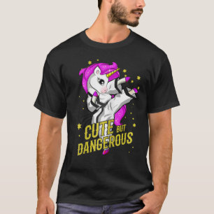 Unicorn Martial Arts Girl Gift T-Shirt