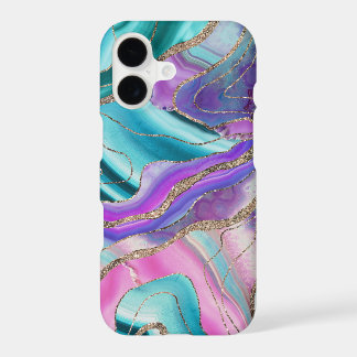 Unicorn Mermaid Agate Glitzer Glam #1 #marmor