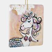 Unicorn Mermaid Keramikornament (Rechts)
