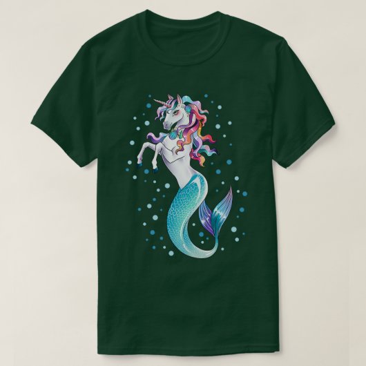 Unicorn Mermaid Mermicorn Niedliche Geschenke T-Shirt (Design vorne)