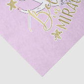 Unicorn Mermaid Moderne Trendy Glauben an Wunder Seidenpapier (Ausschnitt)