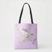 Unicorn Mermaid Moderne Trendy Glauben an Wunder Tasche (Vorderseite)