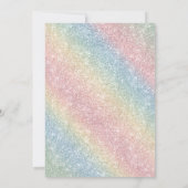 Unicorn & Mermaid Pool Party Einladung (Rückseite)