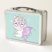 Unicorn Metal Lunch Box (Rückseite)