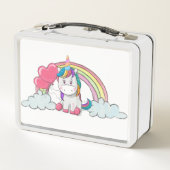 Unicorn Metal Lunch Box (Rückseite)