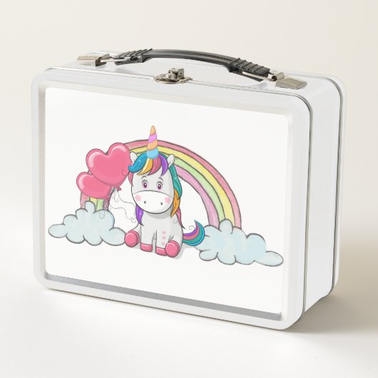 Unicorn Metal Lunch Box (Vorderseite)