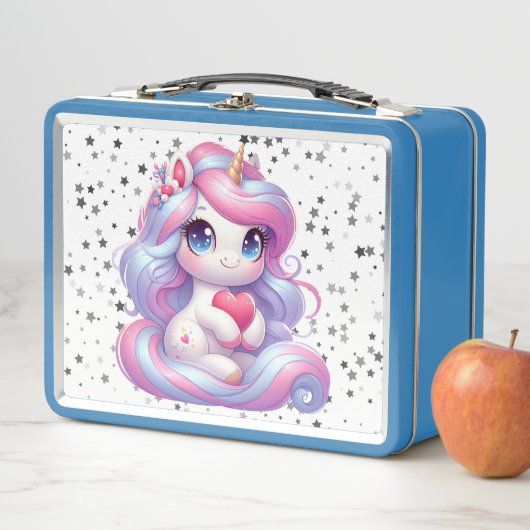 Unicorn Metal Lunch Box (Beispiel)