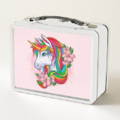 Unicorn Metal Lunch Box (Rückseite)