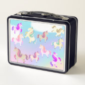 Unicorn Metal Lunchbox (Rückseite)