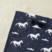 Unicorn Midnight Blue Sky Muster Personalisiert Strandtuch (Beispiel)